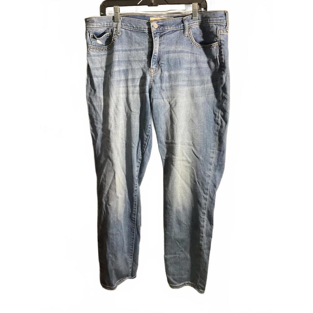 Gap Light Wash Real Straight Denim Jeans 33R